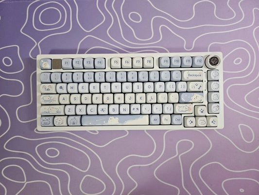 [in stock] leobog hi75 + hmx macchiato switches
