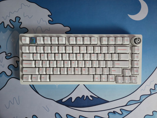 [in stock] leobog hi75c + cerakeys ceramic keycaps